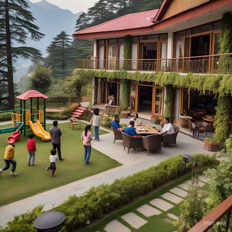 Luxury hotel room in Mussoorie with Himalayan views